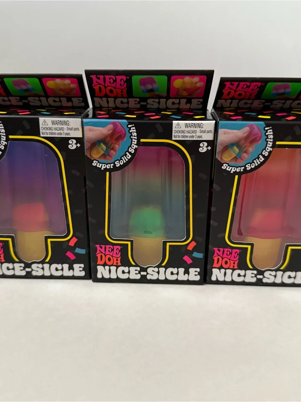 NeeDoh Bundle - Nice-Sicle, Good Vibes Only, Nice Cube Swirl